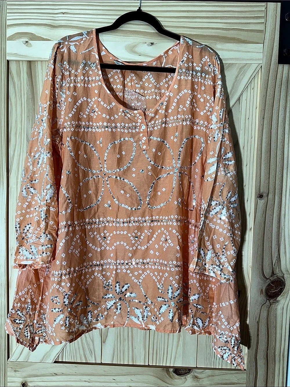 Soft Surroundings Aglow Blouse Size XL NWOT